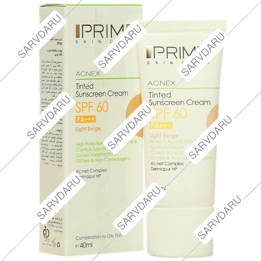 کرم ضد آفتاب رنگی SPF60