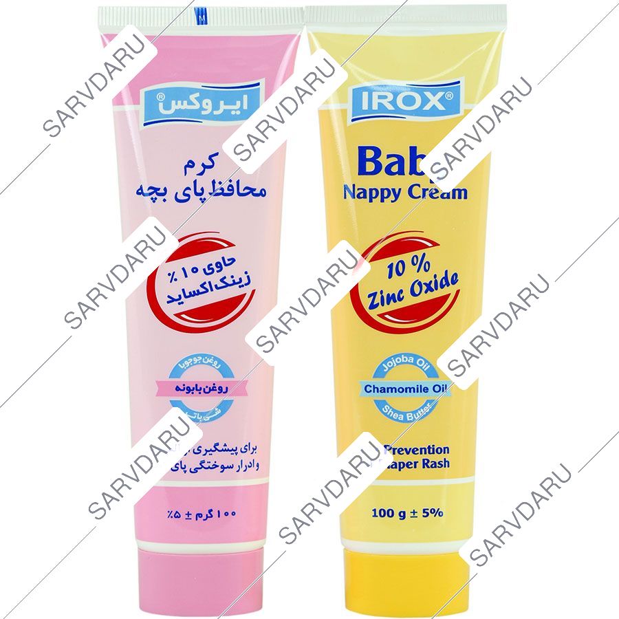 کرم محافظ پای بچه ایروکس 100 گرمی