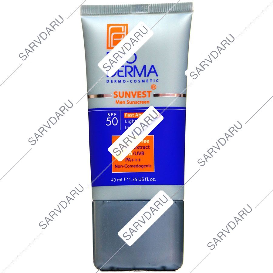 ضد آفتاب فاقد چربی مخصوص آقایان SPF50 سان وست
