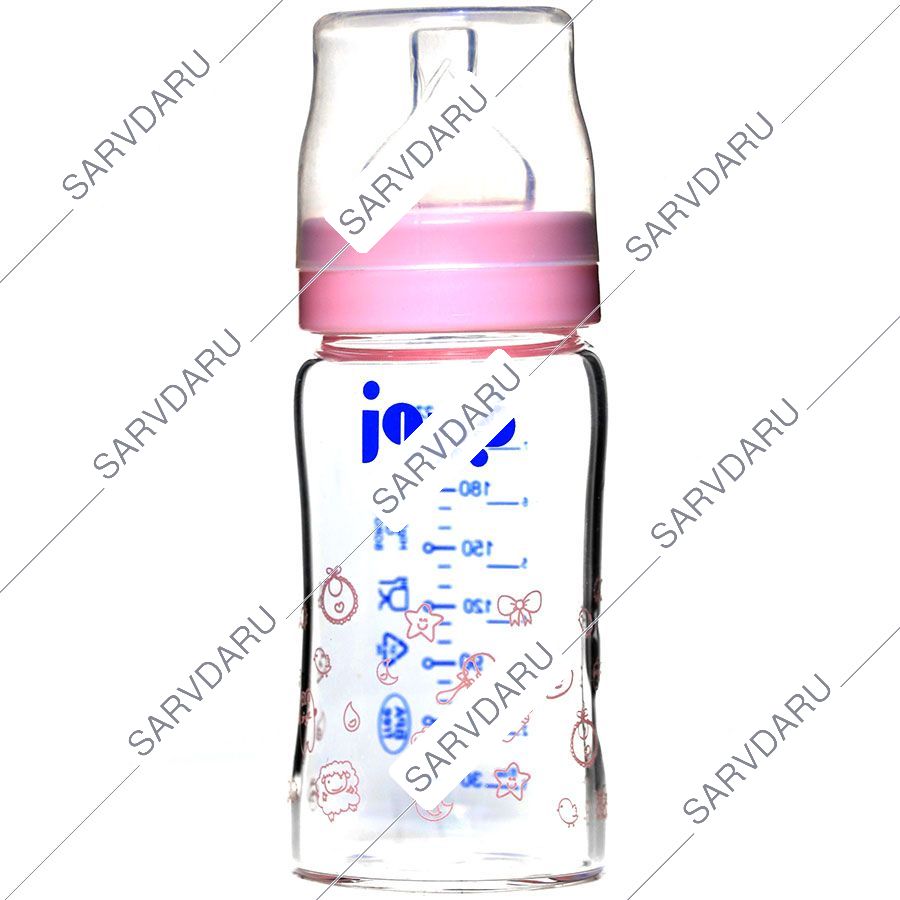 شیشه شیر خوری پیرکس دخترانه 220 میلی لیتر