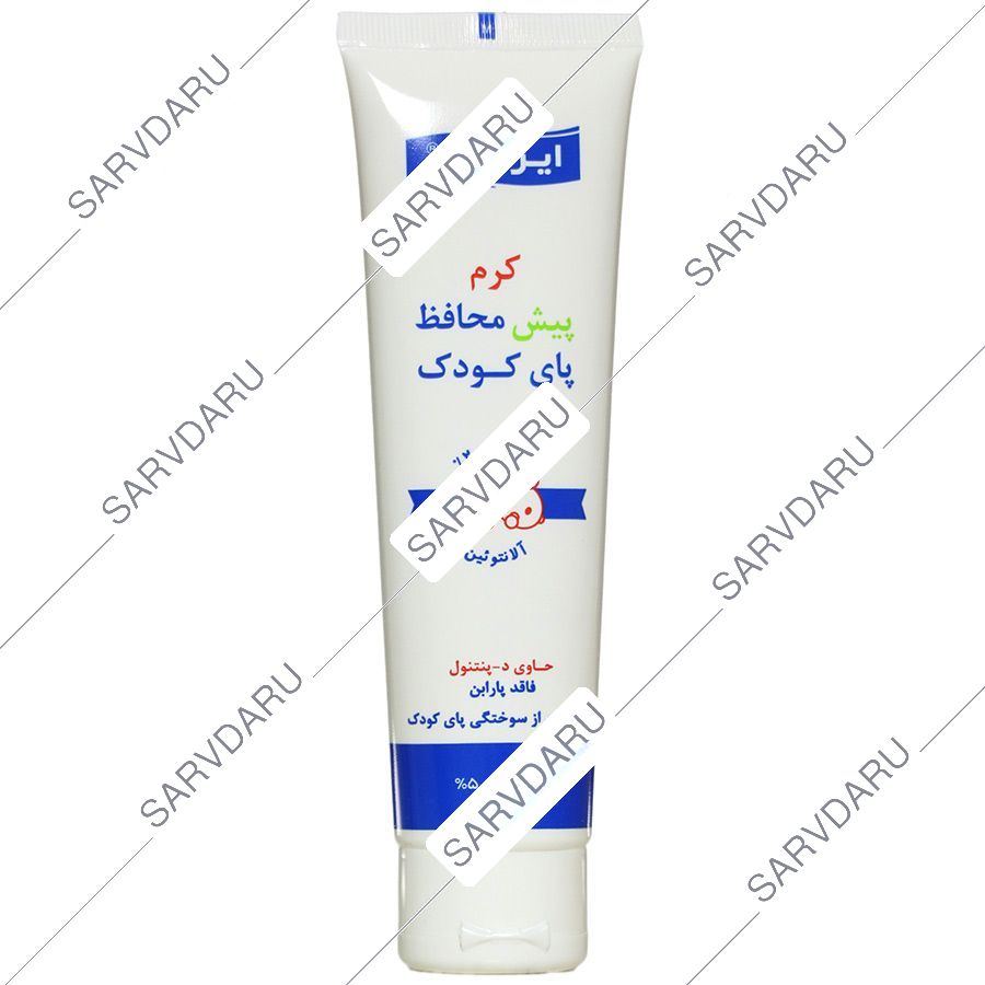 کرم محافظ پای بچه ایروکس حاوی زینک 20 درصد