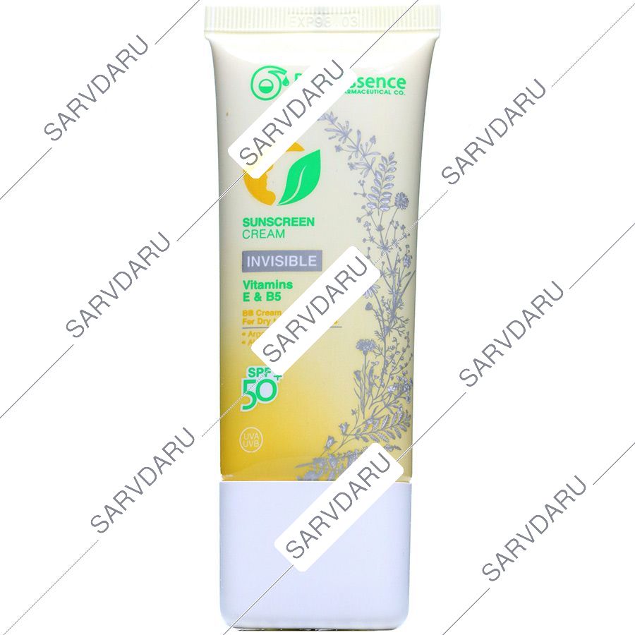 ضد آفتاب بی رنگ +SPF50 پوست های خشک تا نرمال